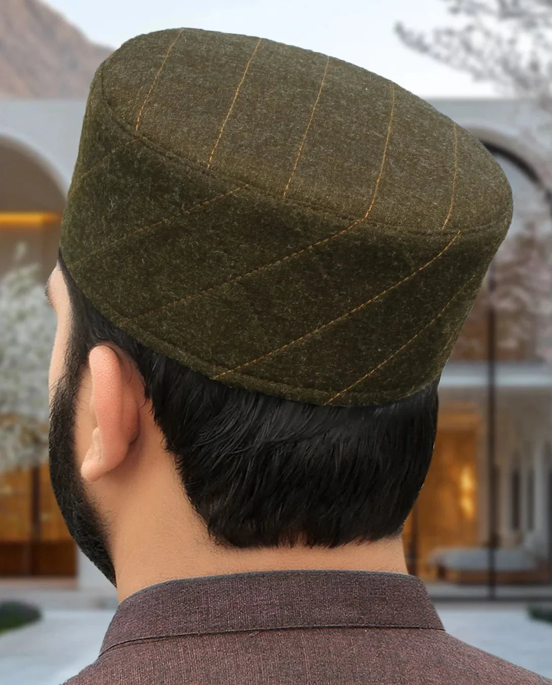 Premium Wool Prayer Cap – Handcrafted for Elegance CW-003 - Style Lounge