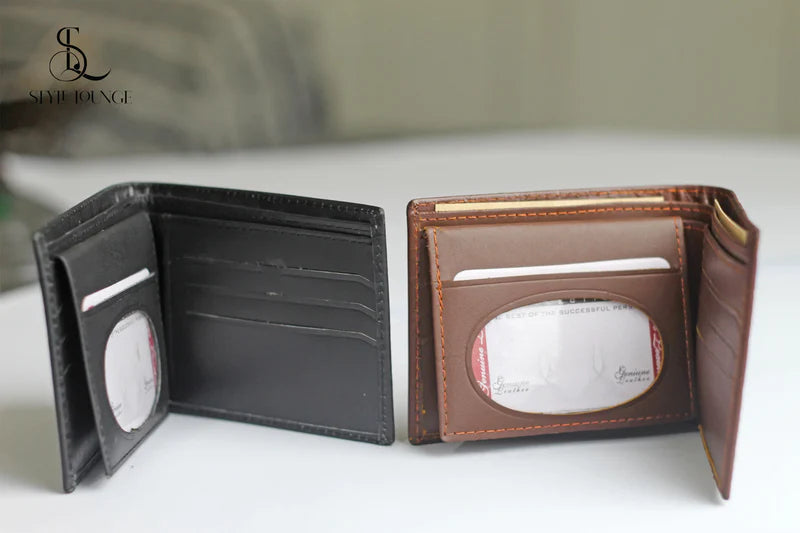 Premium Quality Wallet In Crocodile Pattern With Soft Velvet Interior