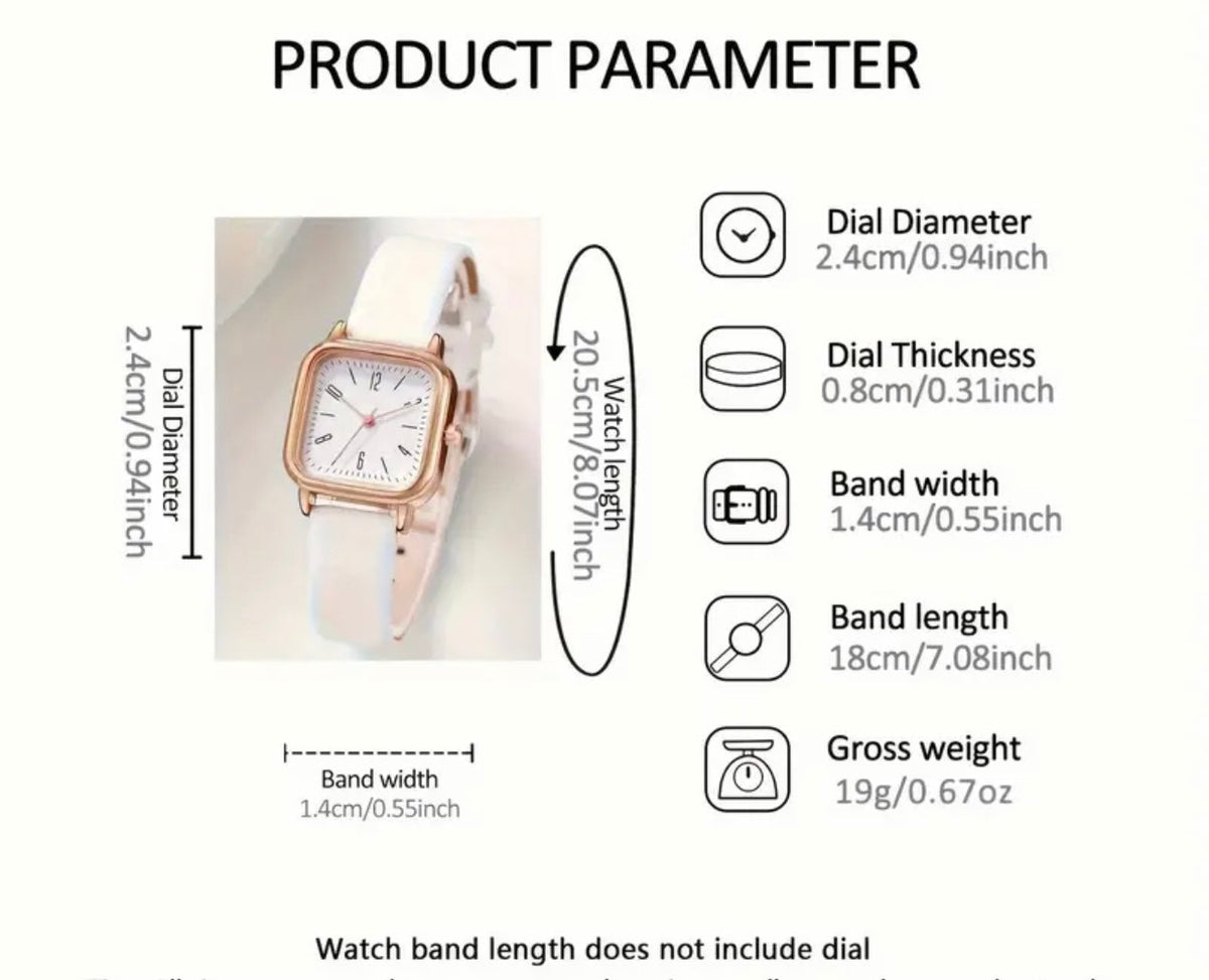 Pearl Grace Watch & Jewelry Set