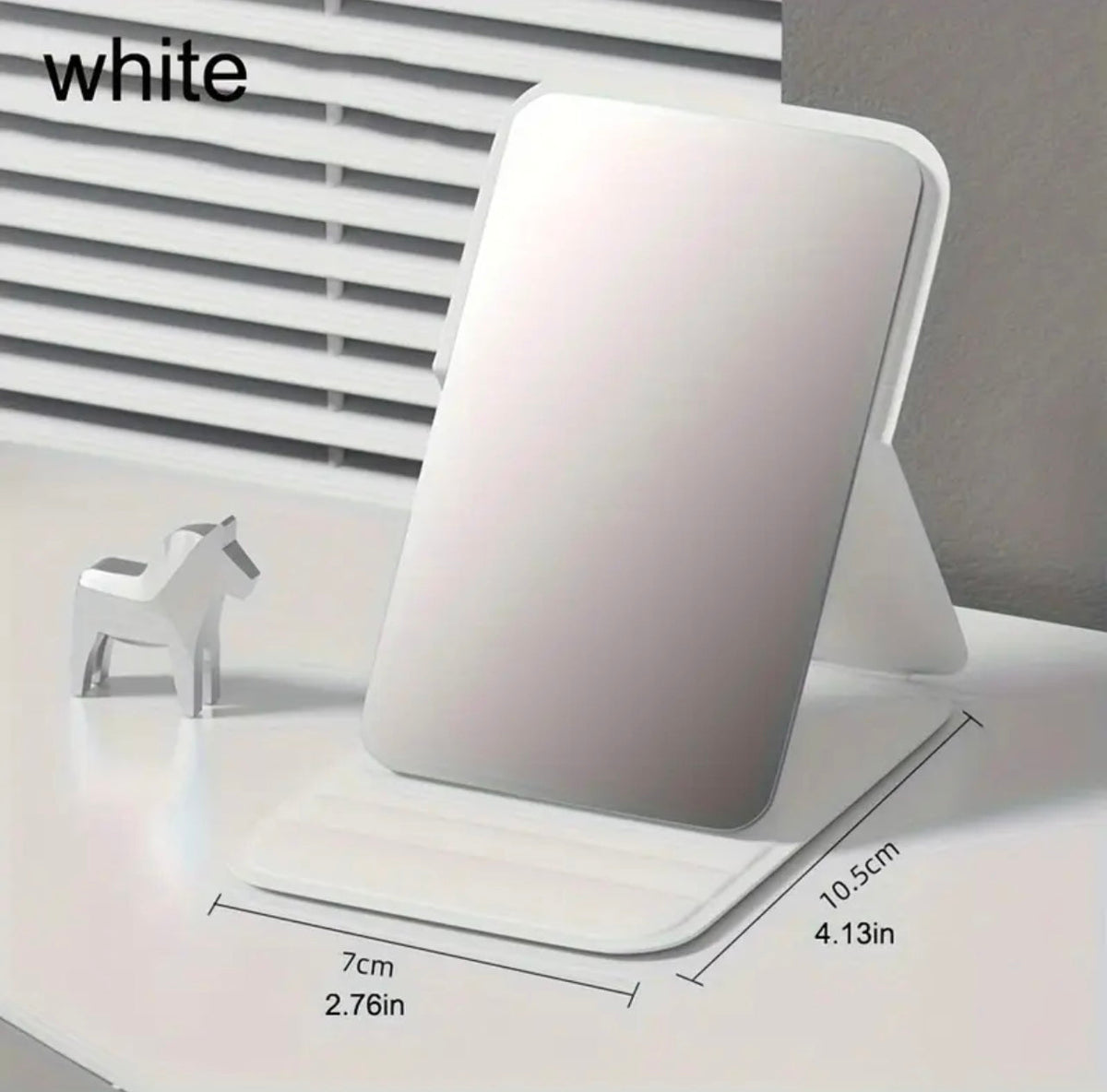 Foldable Compact Makeup Mirror – Pink