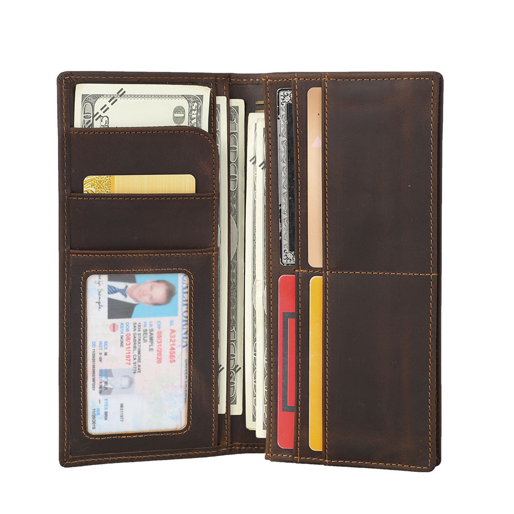 Executive Long Wallet – Genuine Leather Edition