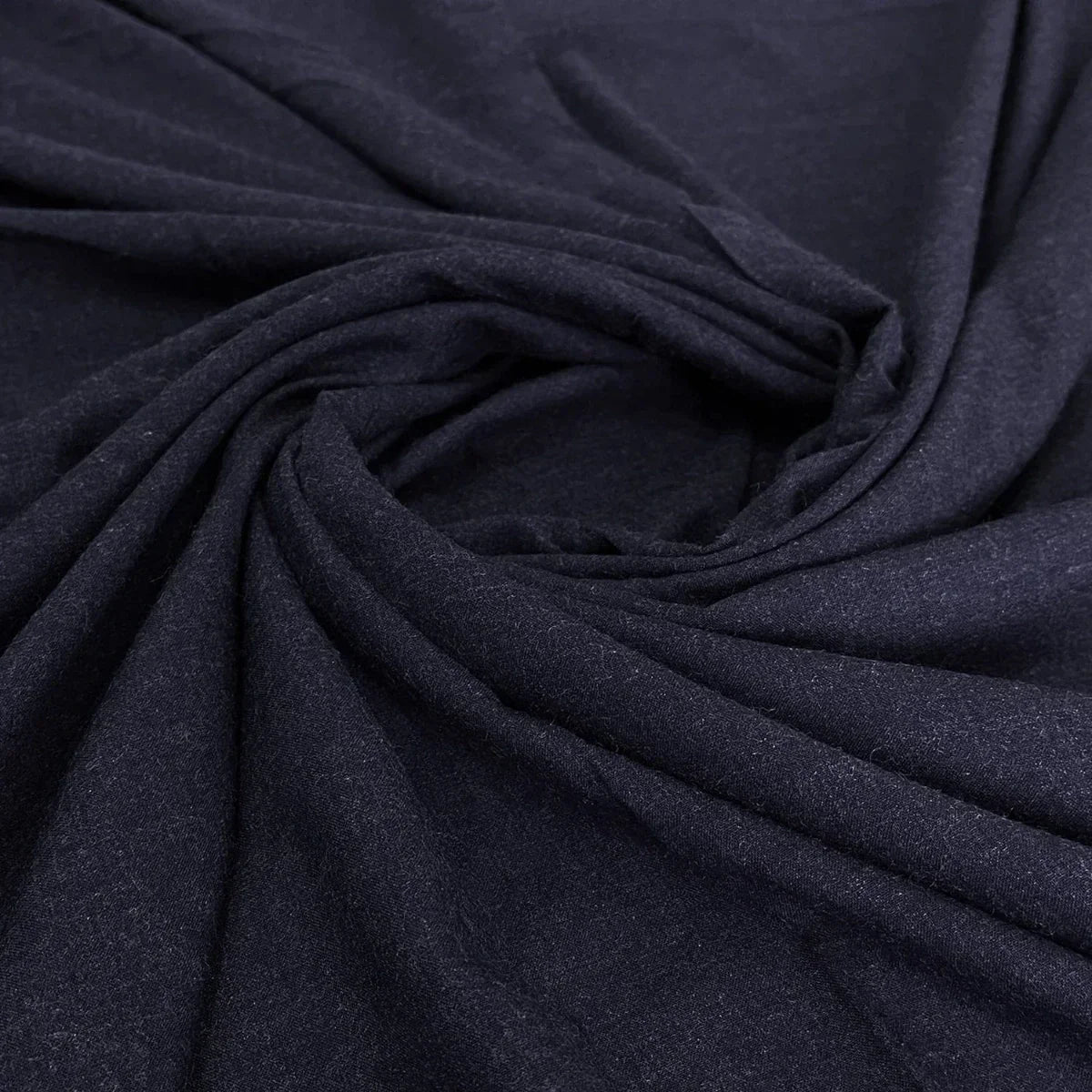 Premium Blended Wool Fabric-Navy Blue - Style Lounge