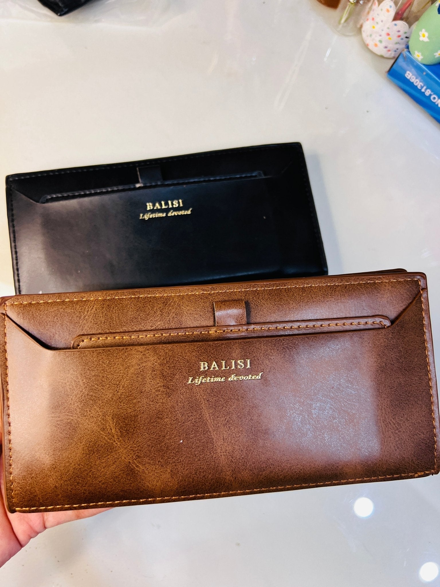 Balisi Long Wallet/Clutch in Synthetic Leather - STYLE LOUNGE
