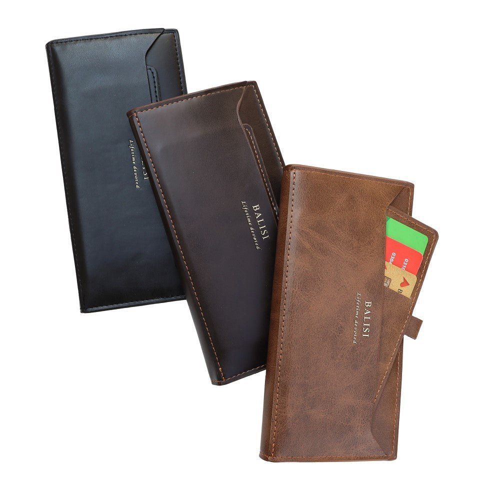 Balisi Long Wallet/Clutch in Synthetic Leather - STYLE LOUNGE