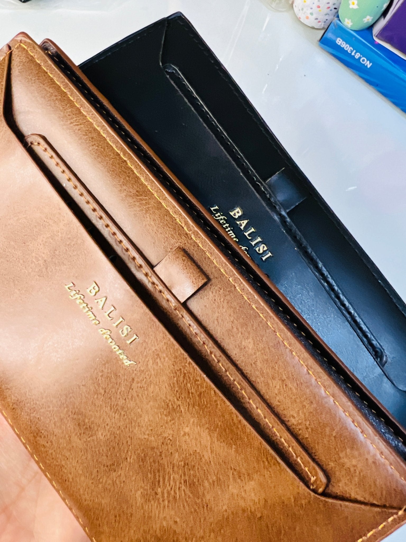 Balisi Long Wallet/Clutch in Synthetic Leather - STYLE LOUNGE