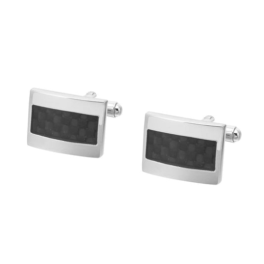 Cufflinks Carbon Fiber Cufflinks Men's Business Cufflinks - STYLE LOUNGE
