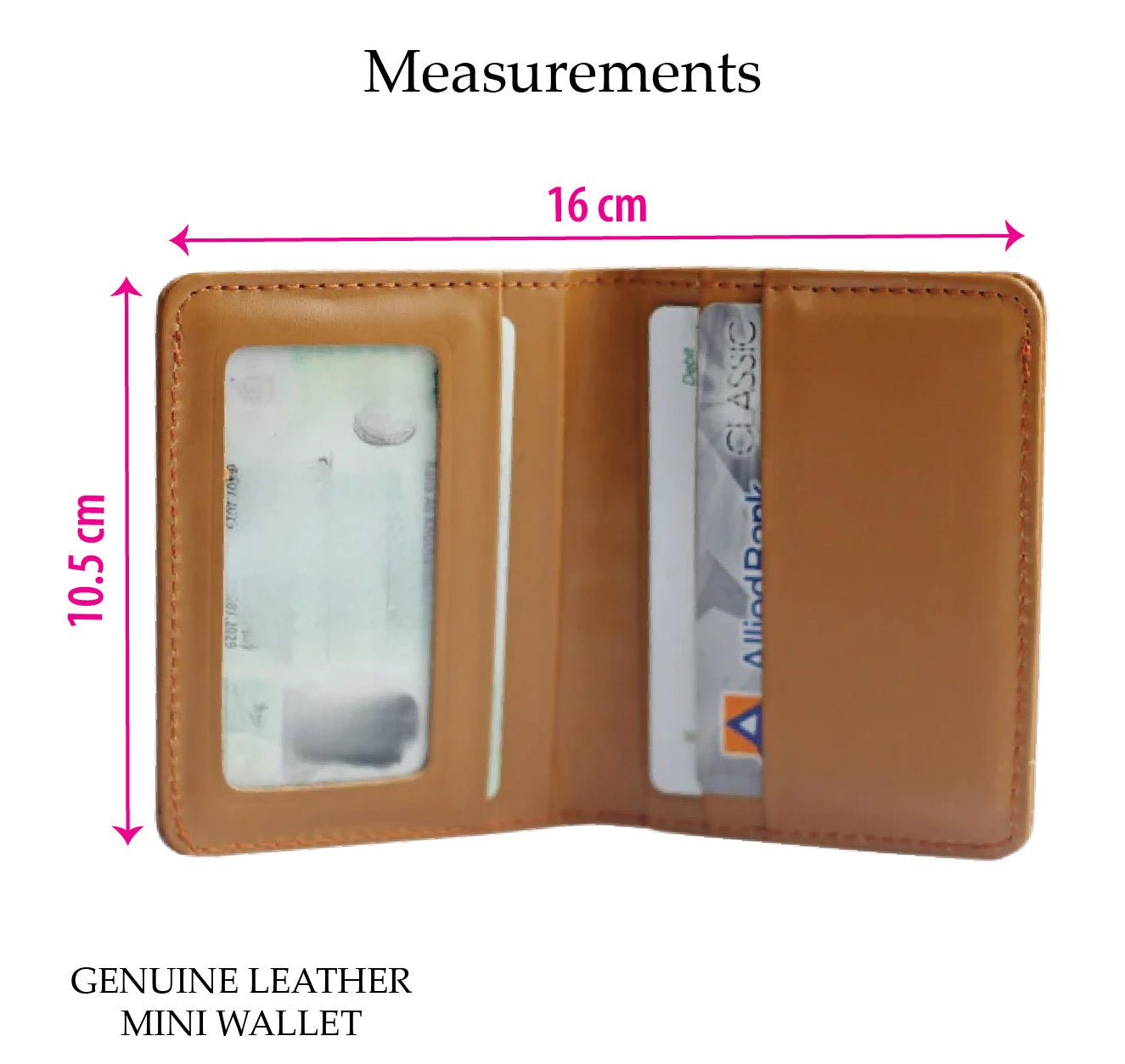 Genuine Leather Mini Wallet - STYLE LOUNGE