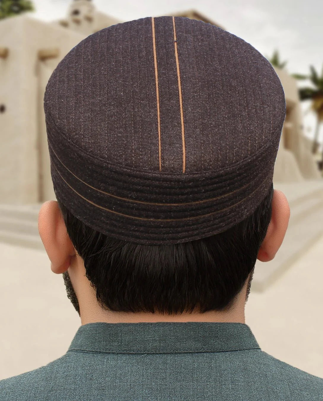 Handcrafted Woolen Islamic Prayer Cap – Traditional and Comfortable - STYLE LOUNGE