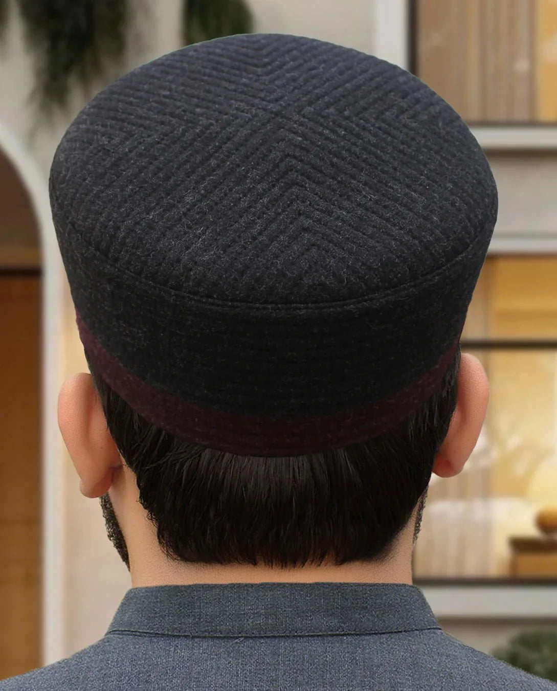 Handmade Color - contrasted Wool Cap CW - 005 - STYLE LOUNGE
