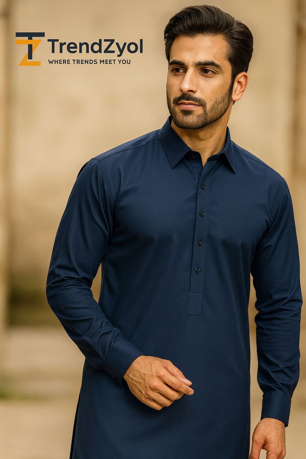 Nawab Boski | Navy Blue