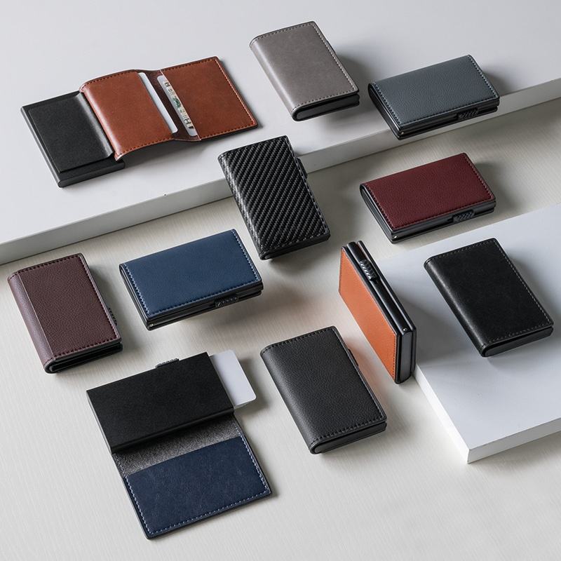 ClassicSlide RFID Pop-Up Leather Wallet (W3)