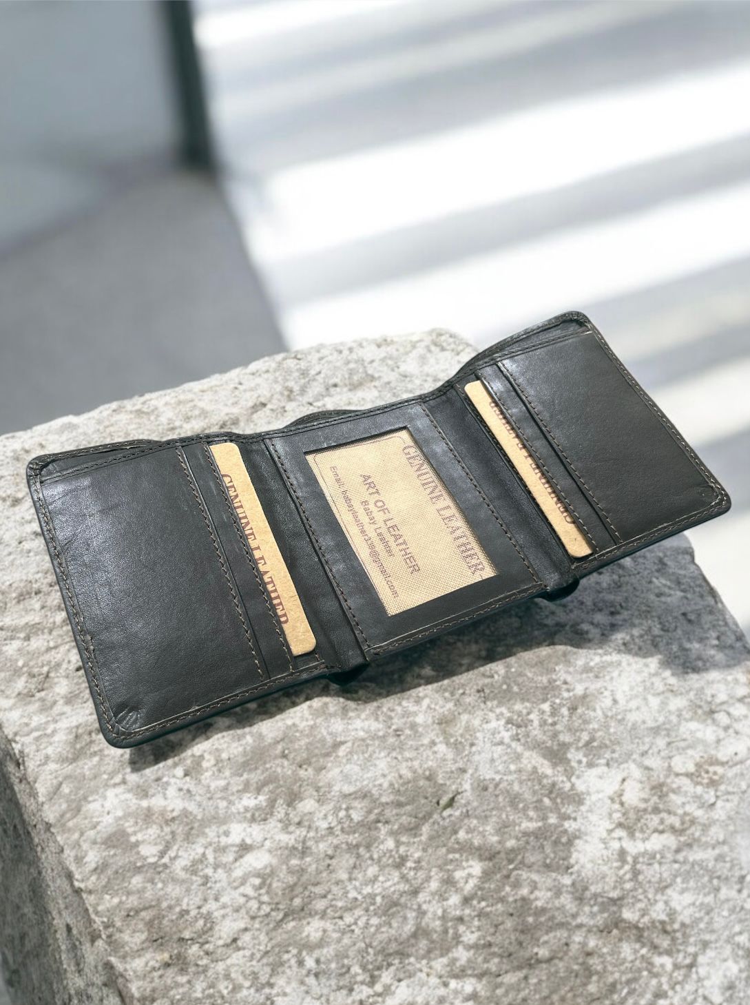 The Legacy Fold leather wallet- stylish and Casual