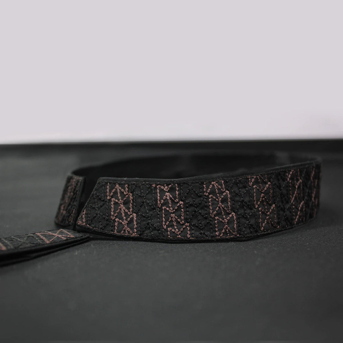 EU001 Black Embroidery Suiting