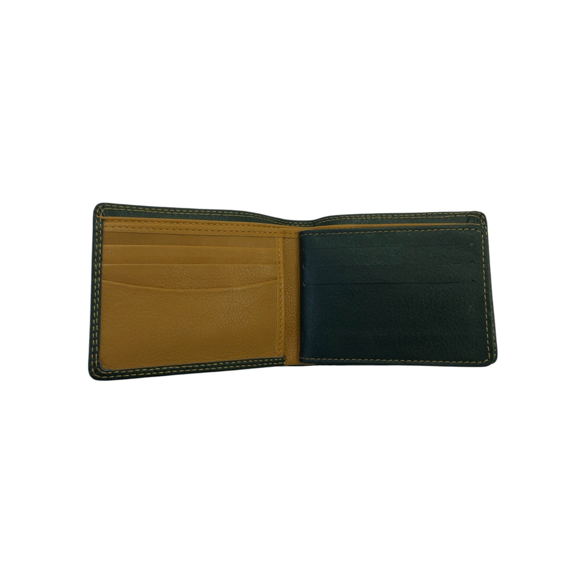 Royal Contrast Double-Stitch Wallet - Style Lounge