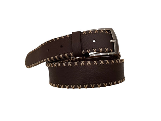 ThreadEdge Hand Crafted Genuine Leather Belt - Style Lounge