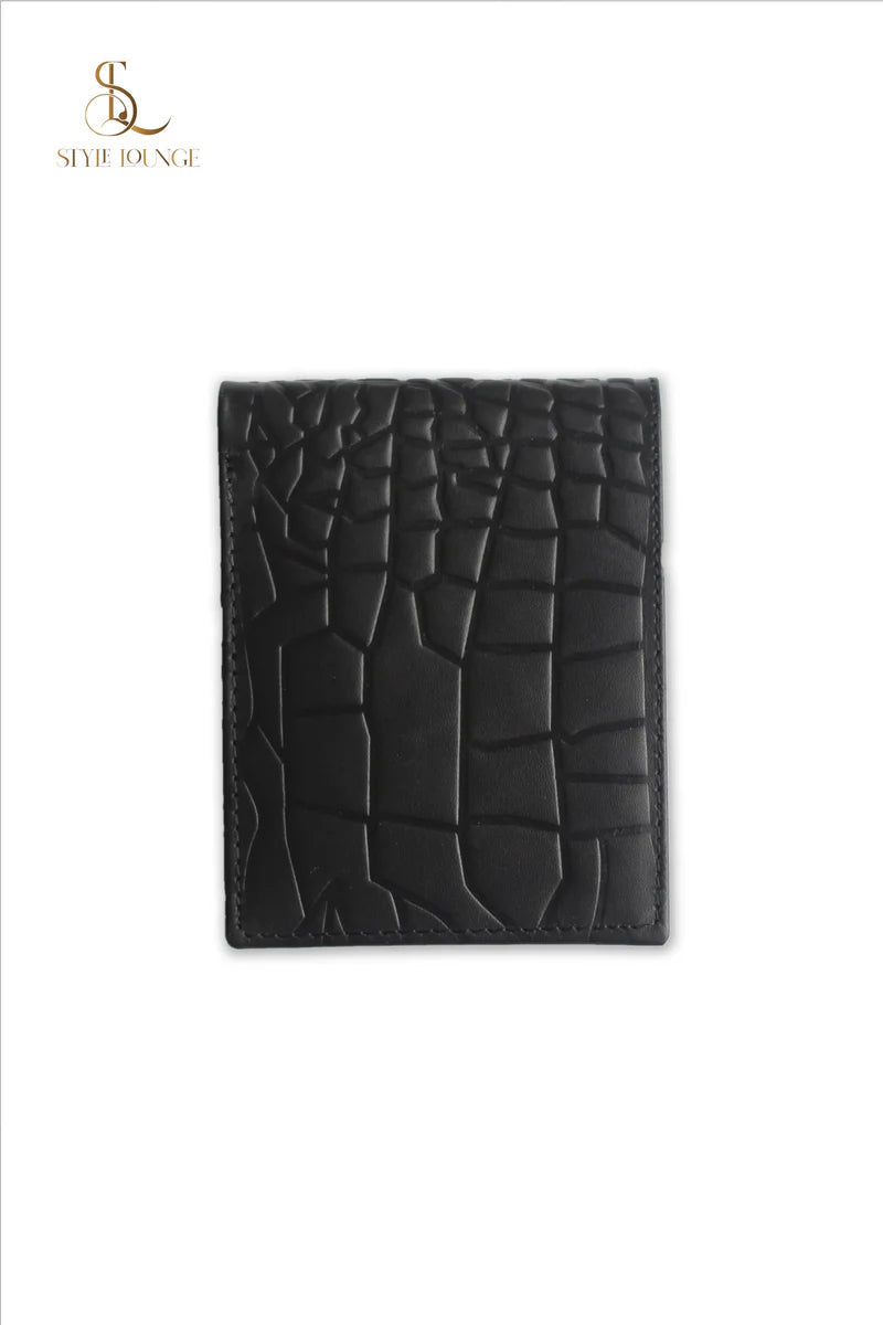 Premium Quality Wallet In Crocodile Pattern With Soft Velvet Interior