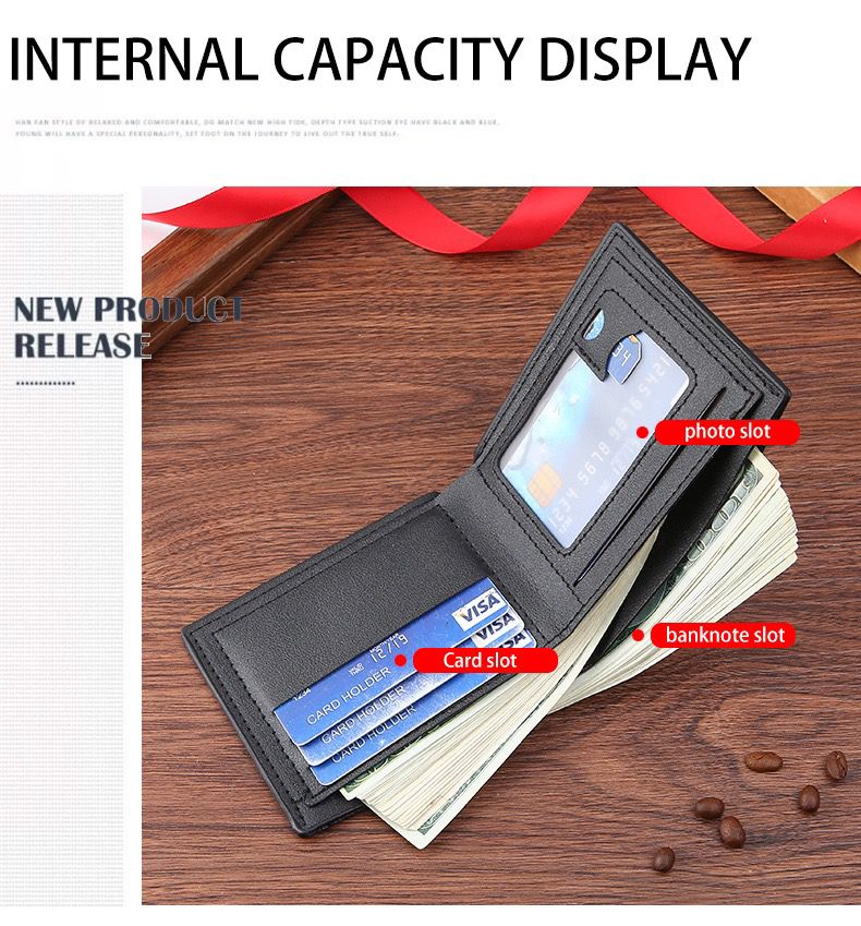 Modern Edge Wallet , fashionable and casual (L70)