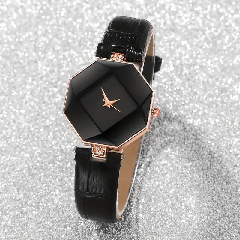 Black Prism Watch & Bracelet Set - Style Lounge