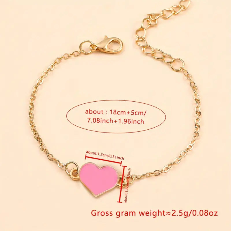 2pcs Radiant Bloom Rose Gold Watch & Bracelet Set