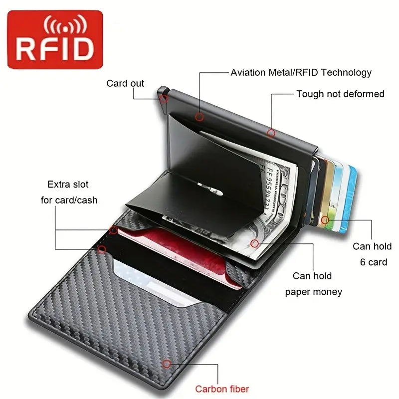 MagLock Pop-Up Wallet Pro- RFID Secure