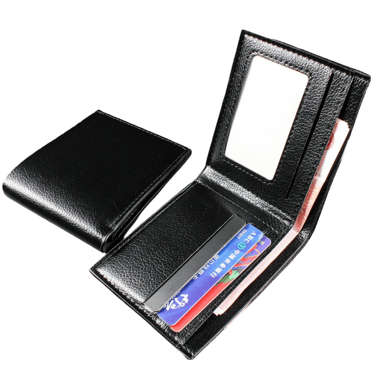 Sleek PU Leather Smart Wallet - Style Lounge