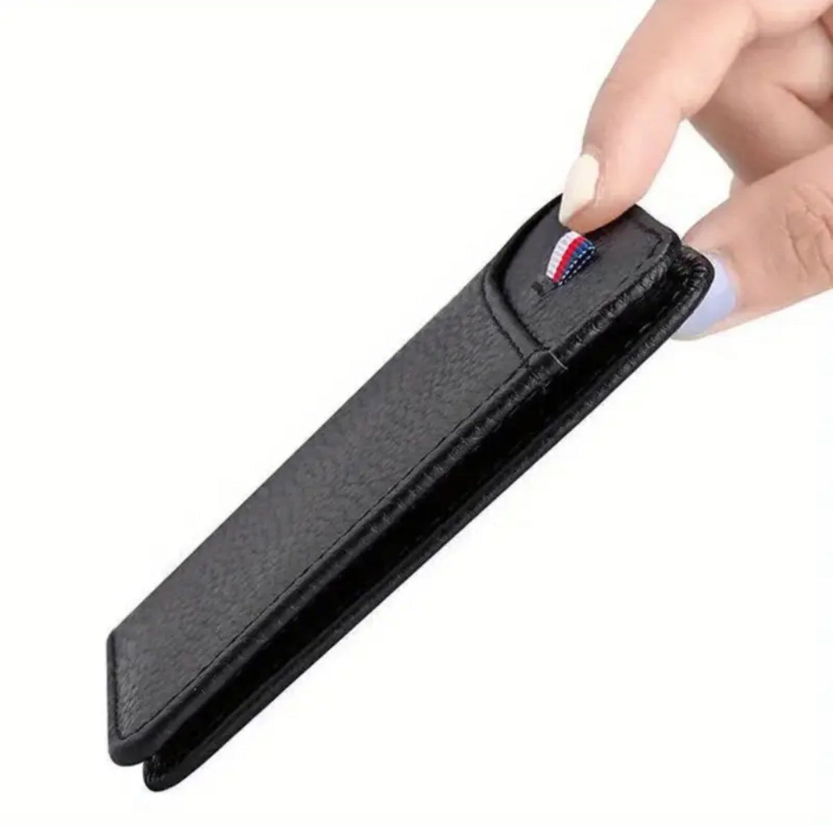 Slim Minimalist Faux Leather Wallet