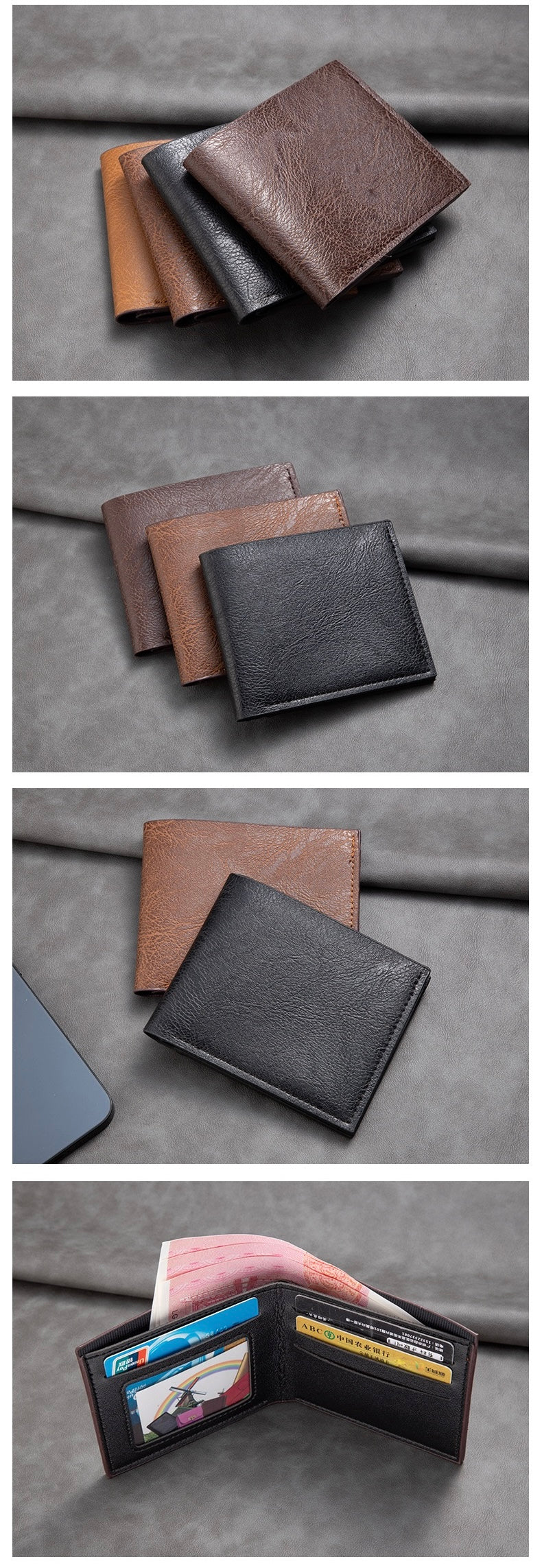 Textura Faux Slim Wallet