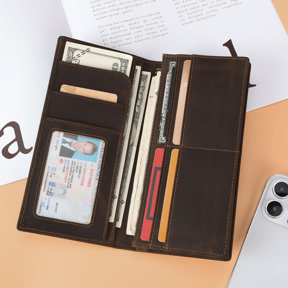 Executive Long Wallet – Genuine Leather Edition