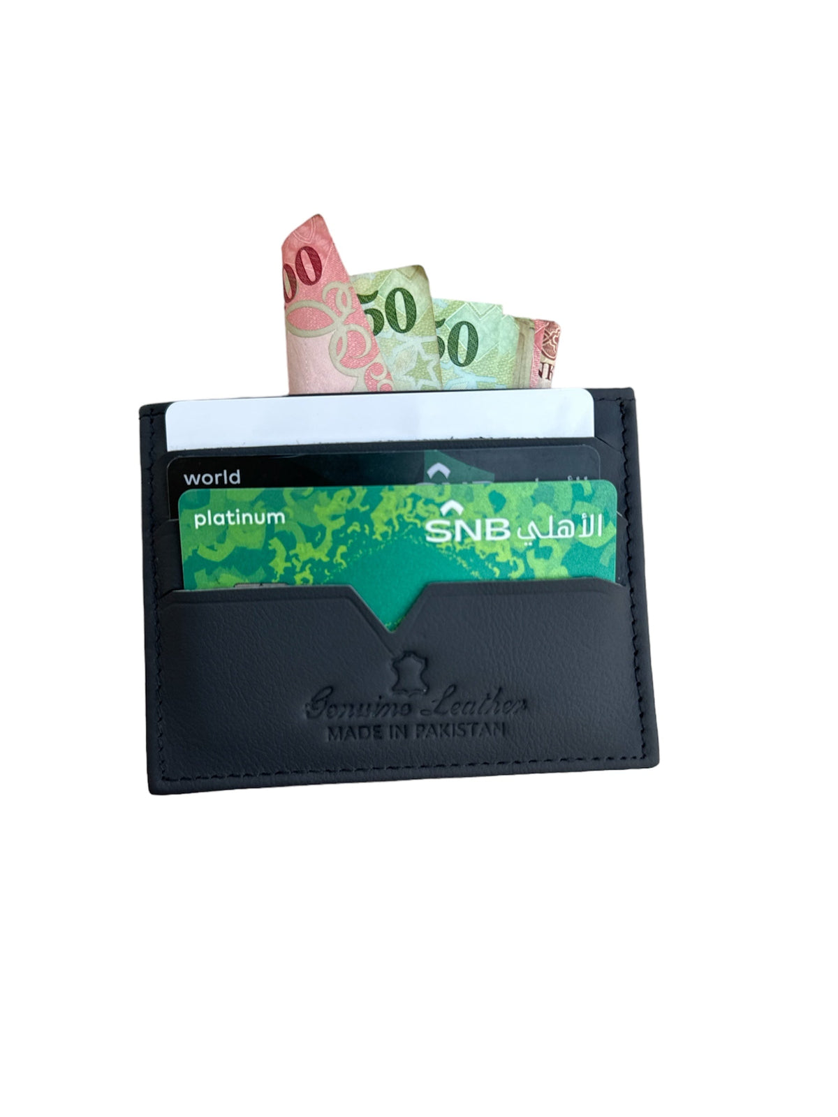 SlimFit Genuine Leather Card Holder - Style Lounge