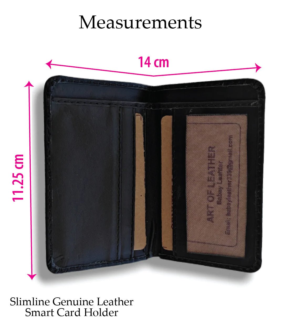 Slimline Genuine Leather Smart Card Holder - Style Lounge