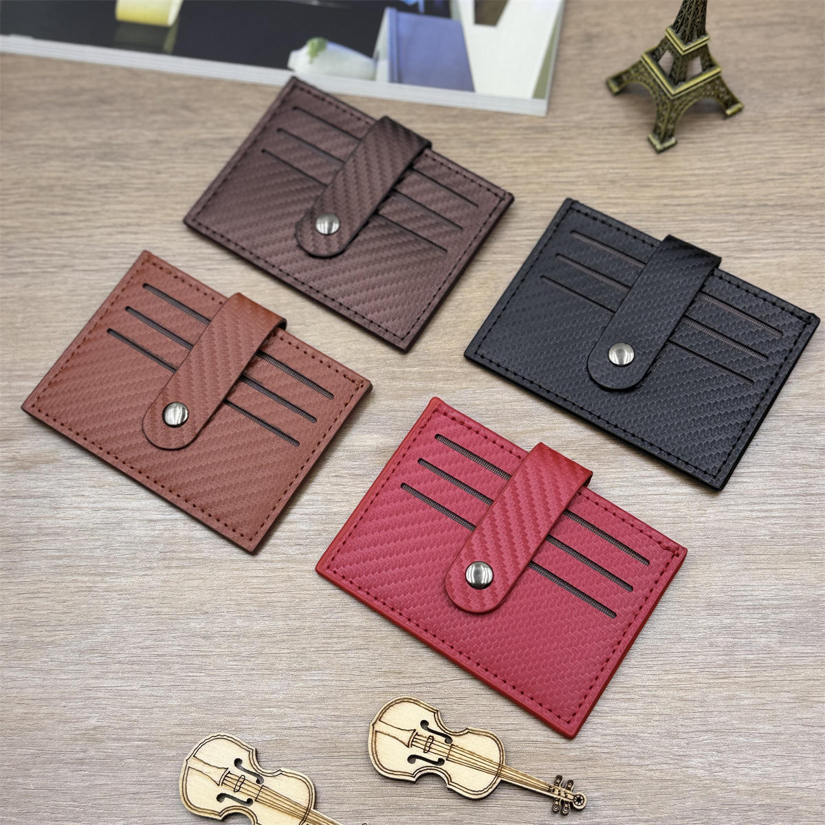 CarbonCraft Slim RFID Card Wallet (W9)