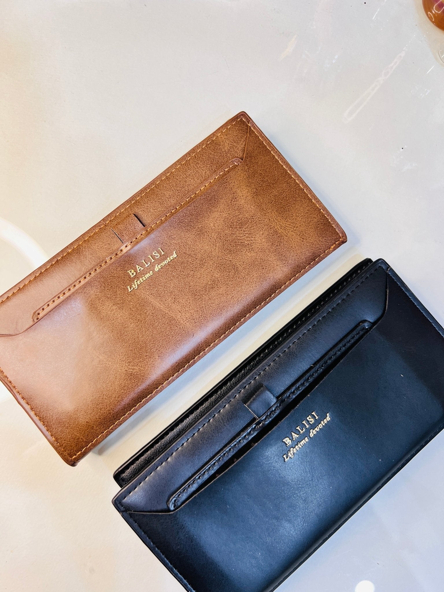 Balisi Long Wallet/Clutch in Synthetic Leather - STYLE LOUNGE