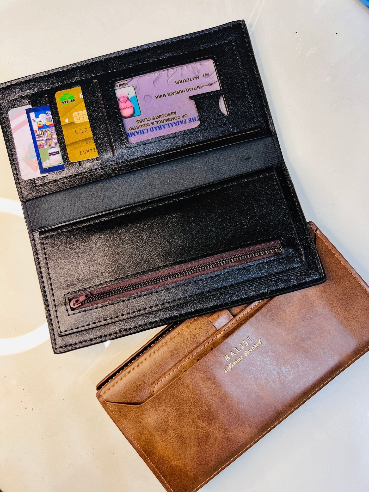 Balisi Long Wallet/Clutch in Synthetic Leather - STYLE LOUNGE