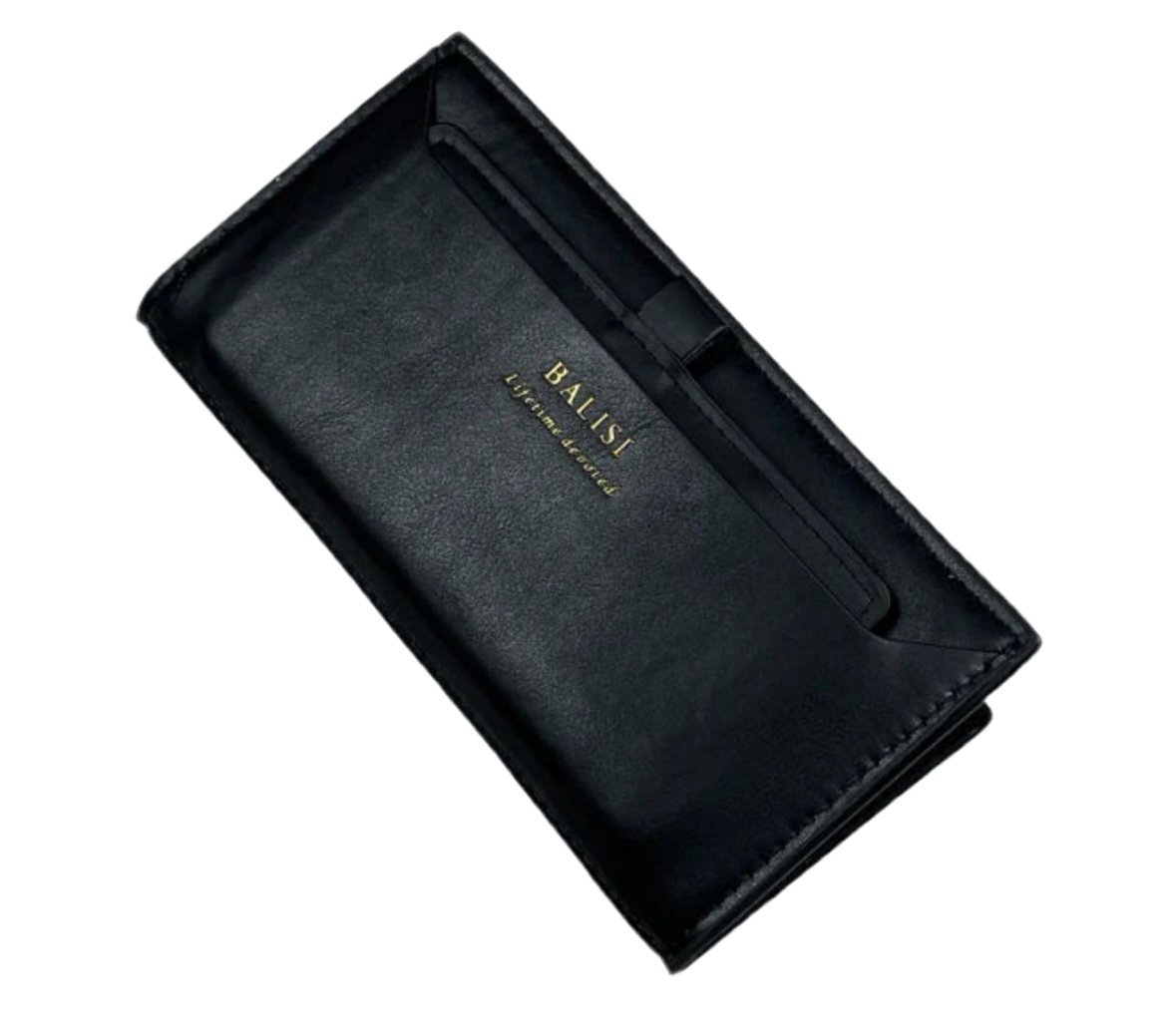 Balisi Long Wallet/Clutch in Synthetic Leather - STYLE LOUNGE