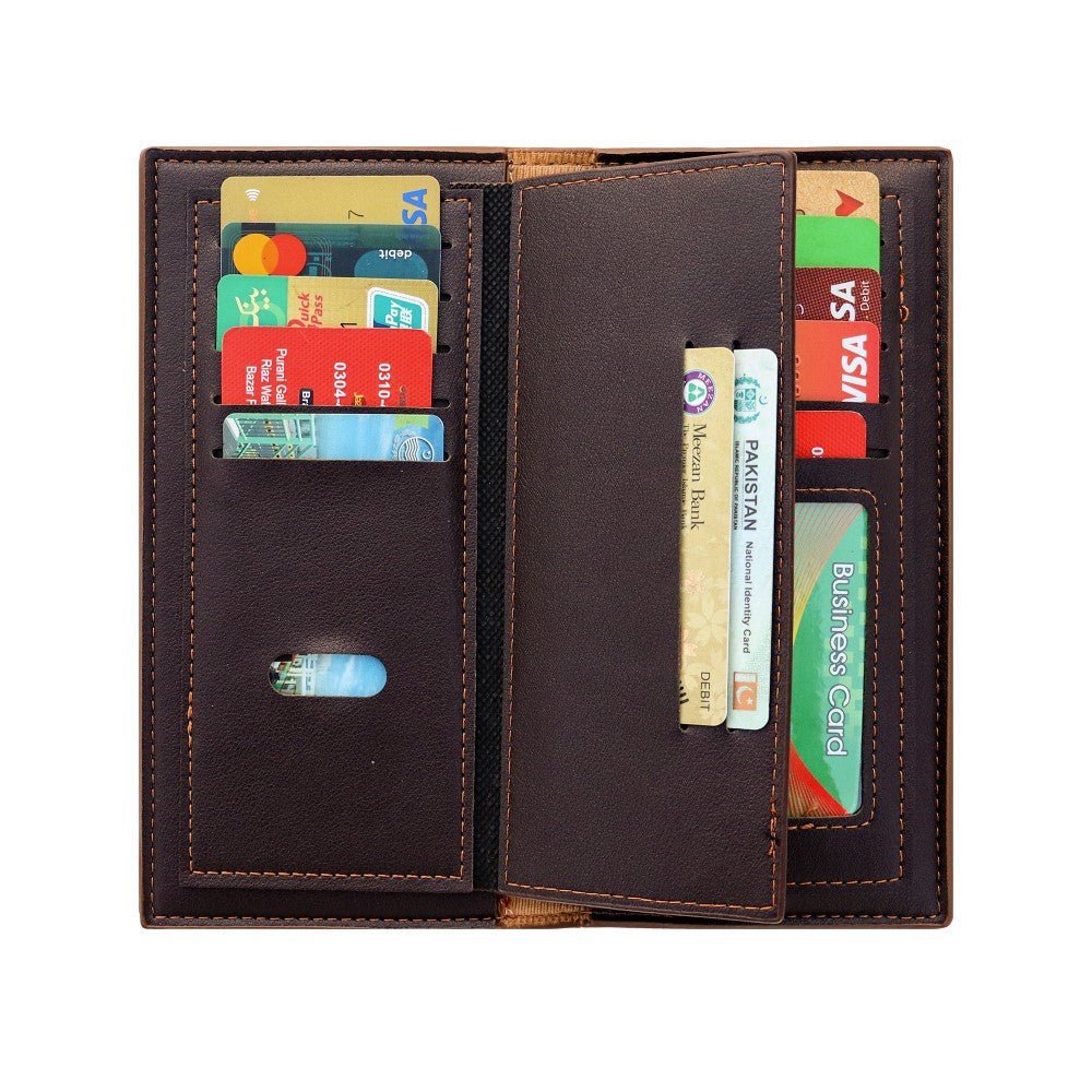 Balisi Long Wallet/Clutch in Synthetic Leather - STYLE LOUNGE