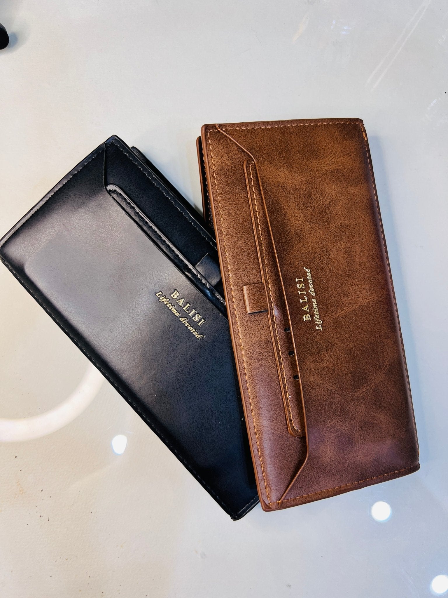 Balisi Long Wallet/Clutch in Synthetic Leather - STYLE LOUNGE