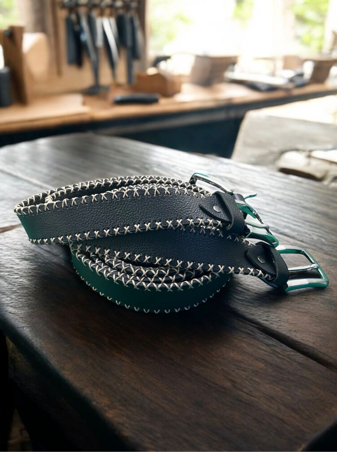 ThreadEdge Hand Crafted Genuine Leather Belt - Style Lounge
