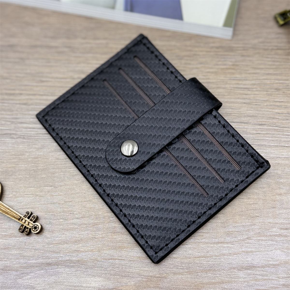 CarbonCraft Slim RFID Card Wallet (W9)