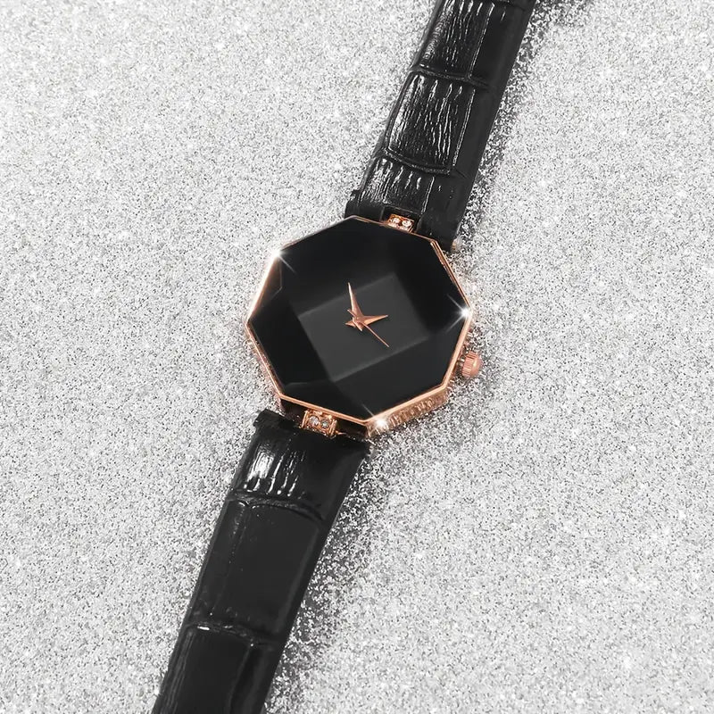 Black Prism Watch & Bracelet Set - Style Lounge