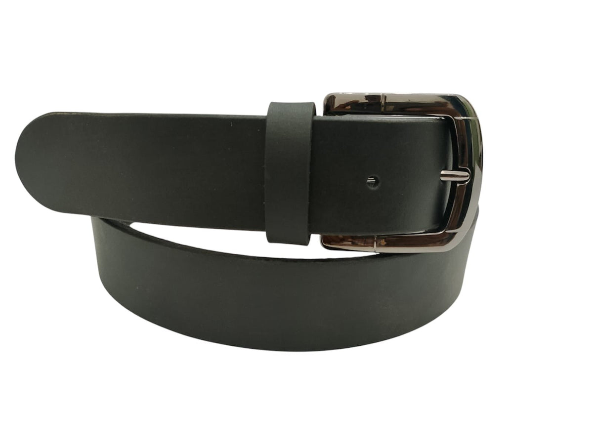 Classic Genuine Leather Belt - Premium Design with Steel Buckle - STYLE LOUNGE