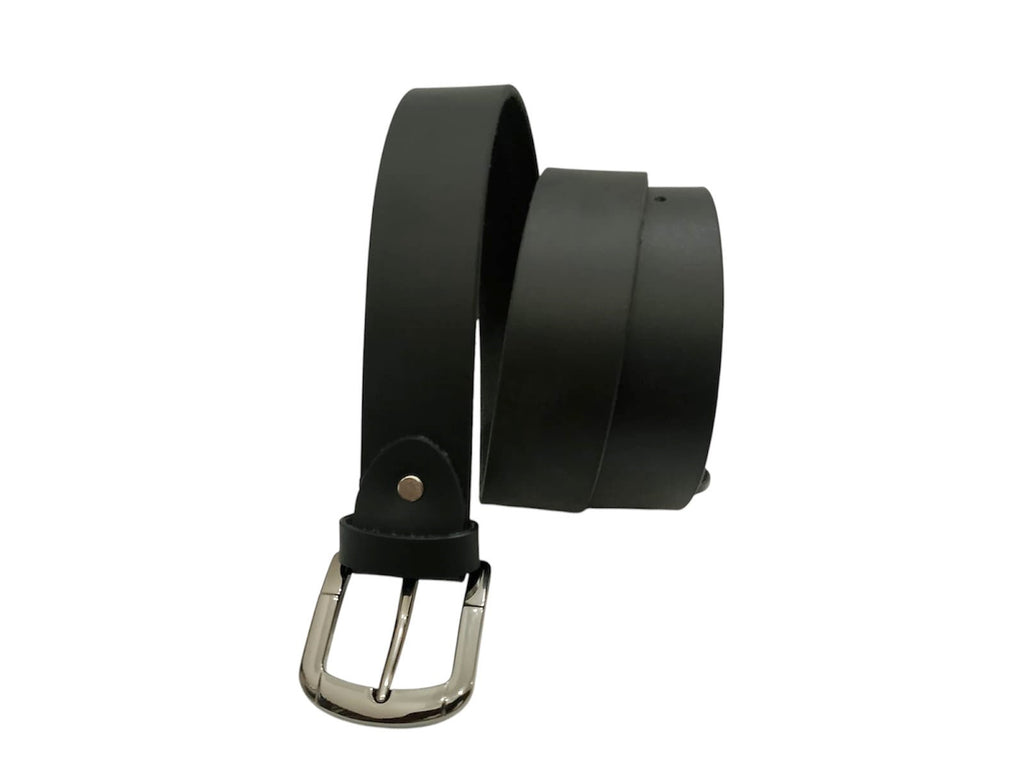 Classic Genuine Leather Belt - Premium Design with Steel Buckle - STYLE LOUNGE