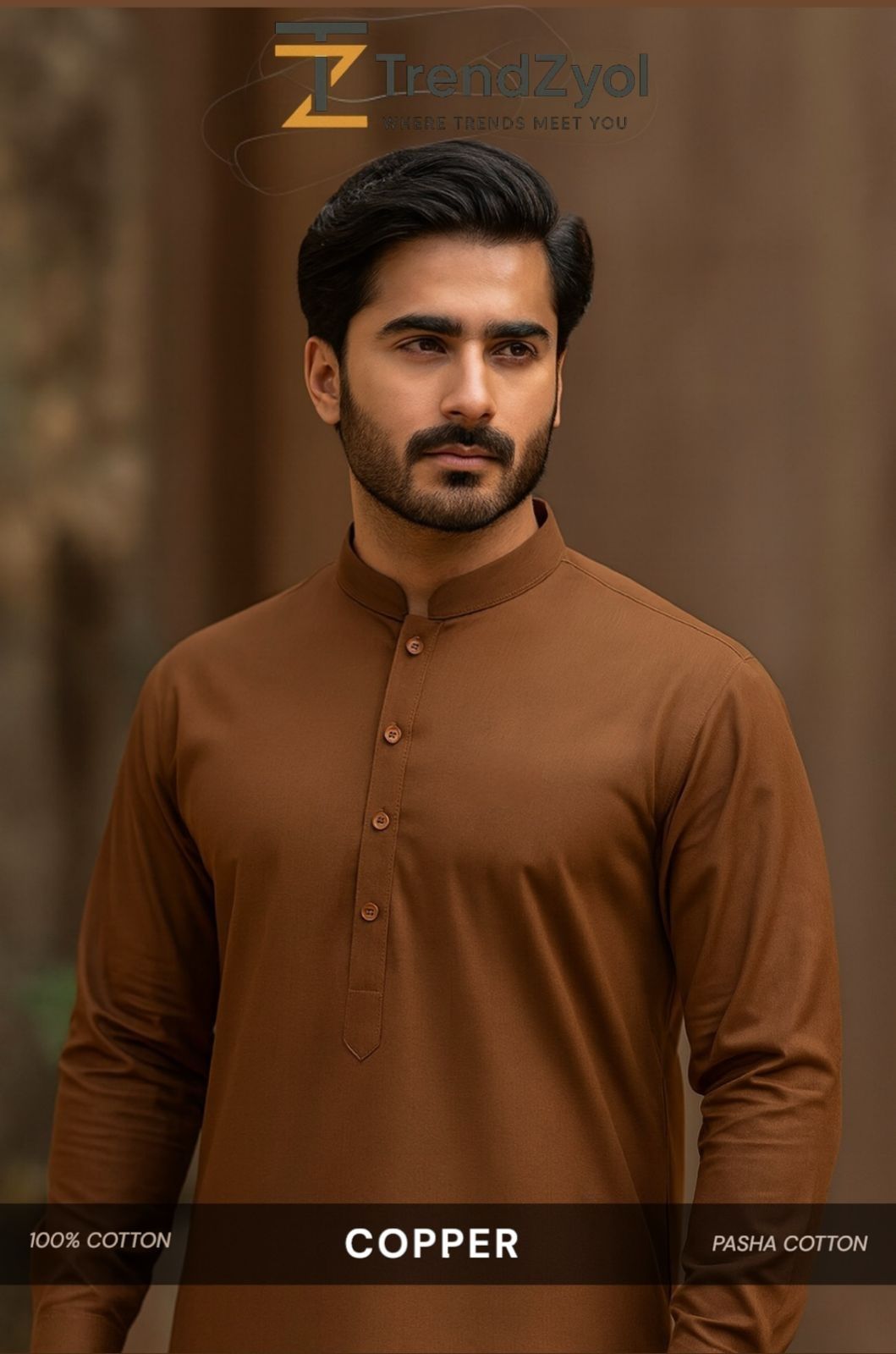Pasha Cotton | Copper