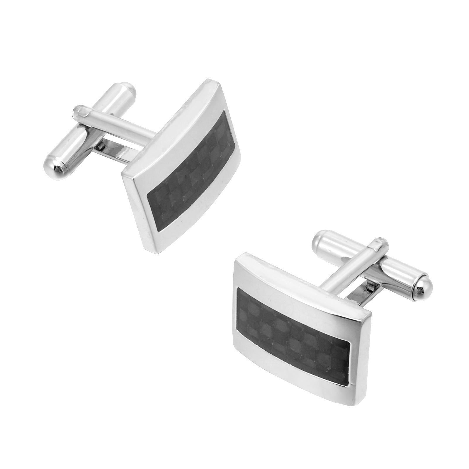 Cufflinks Carbon Fiber Cufflinks Men's Business Cufflinks - STYLE LOUNGE