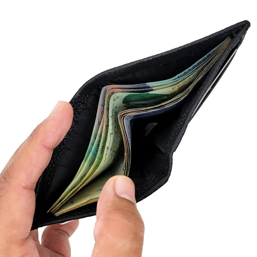 EliteLock Trifold Sheep Leather Wallet - STYLE LOUNGE