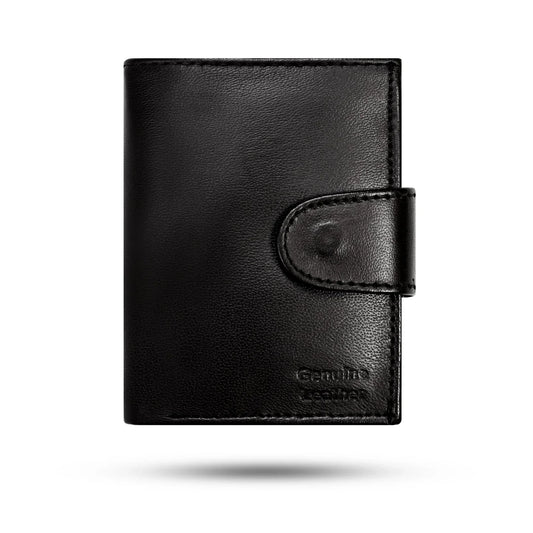 EliteLock Trifold Sheep Leather Wallet - STYLE LOUNGE