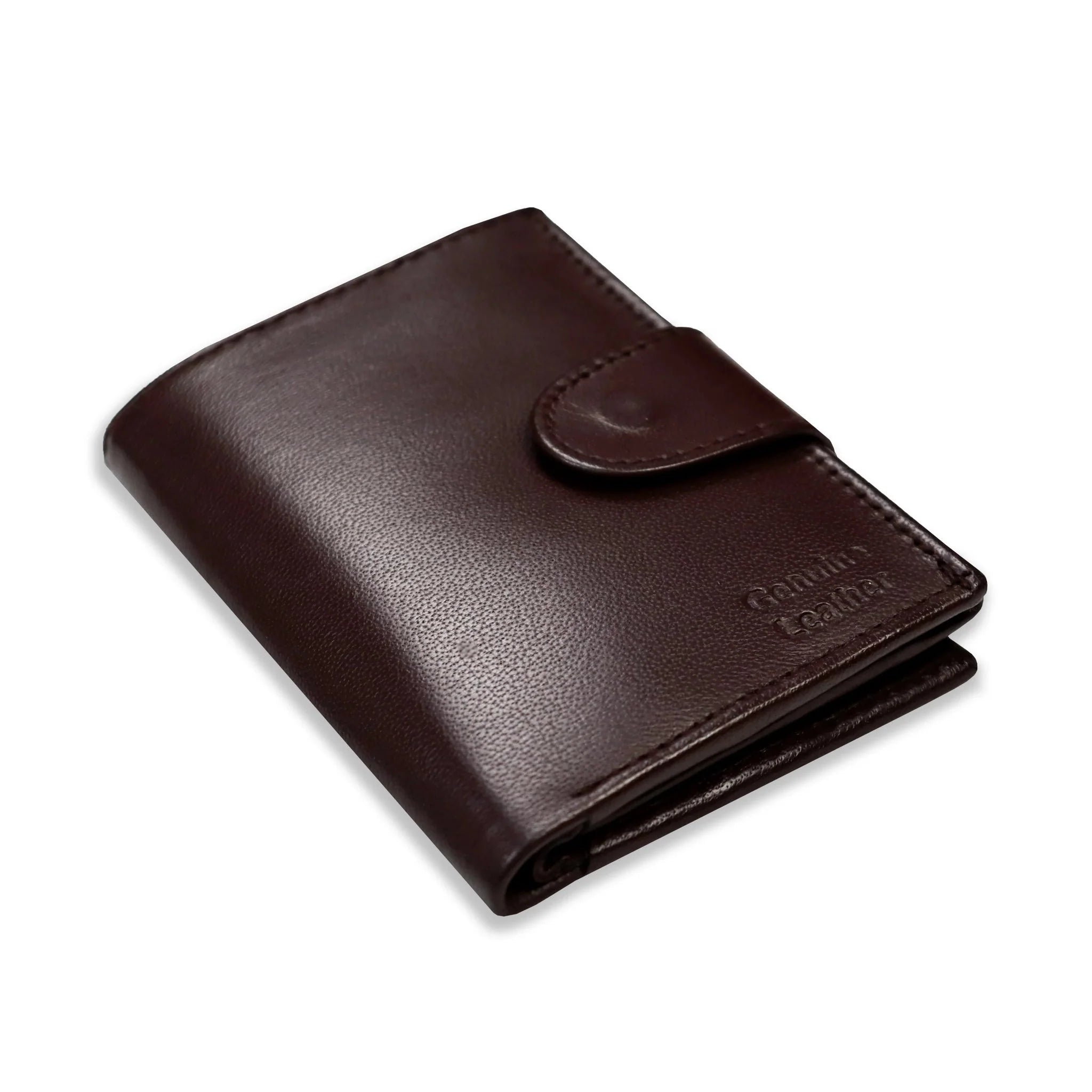 EliteLock Trifold Sheep Leather Wallet - STYLE LOUNGE