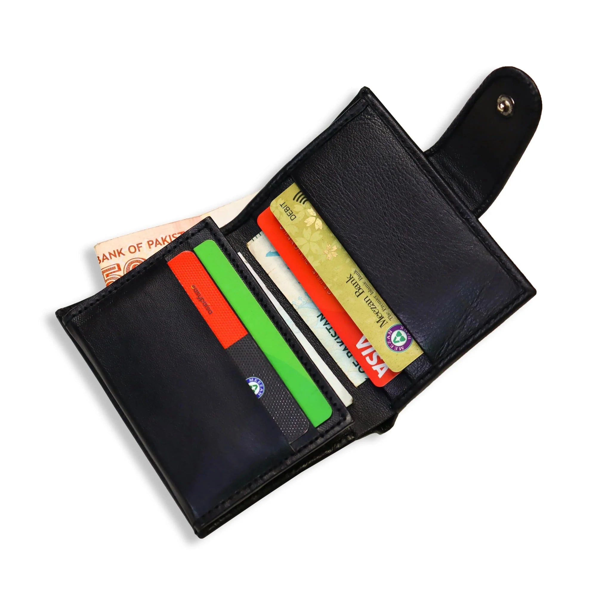 EliteLock Trifold Sheep Leather Wallet - STYLE LOUNGE