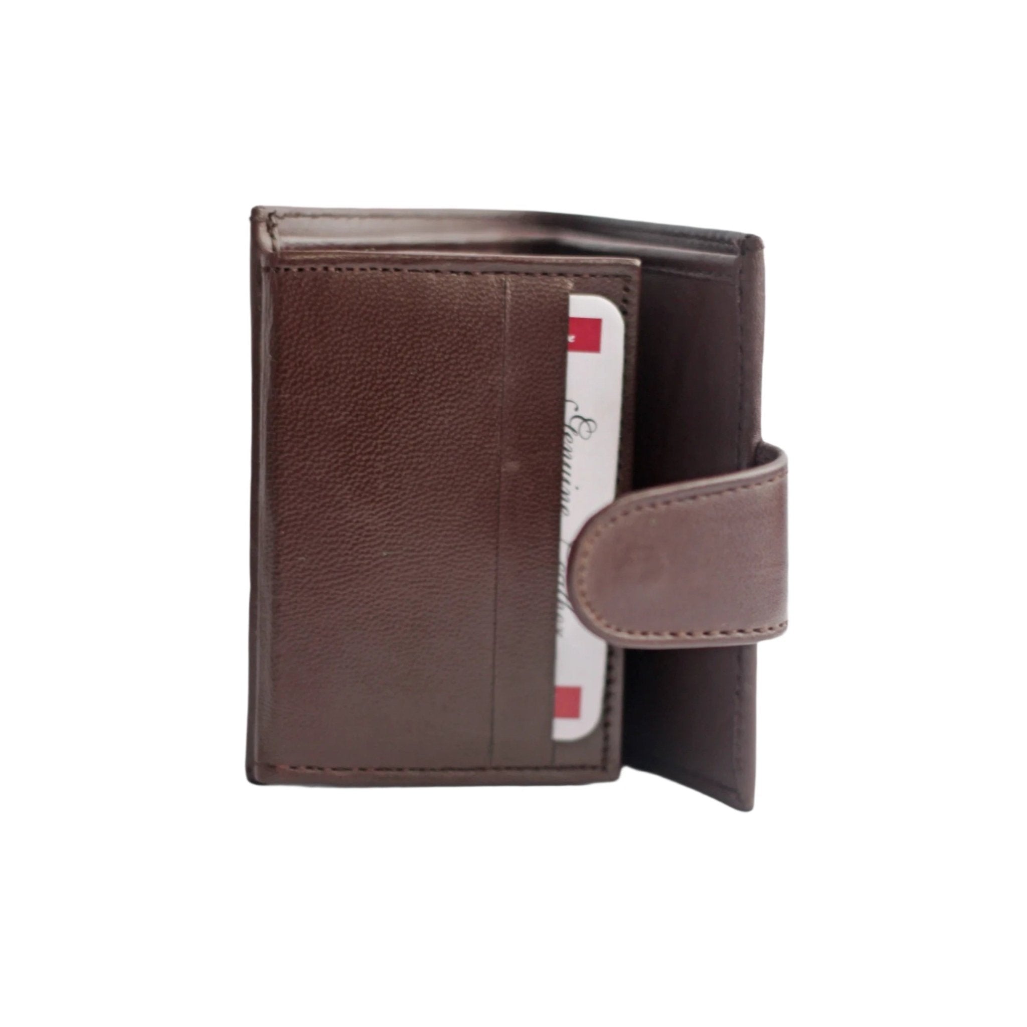 EliteLock Trifold Sheep Leather Wallet - STYLE LOUNGE
