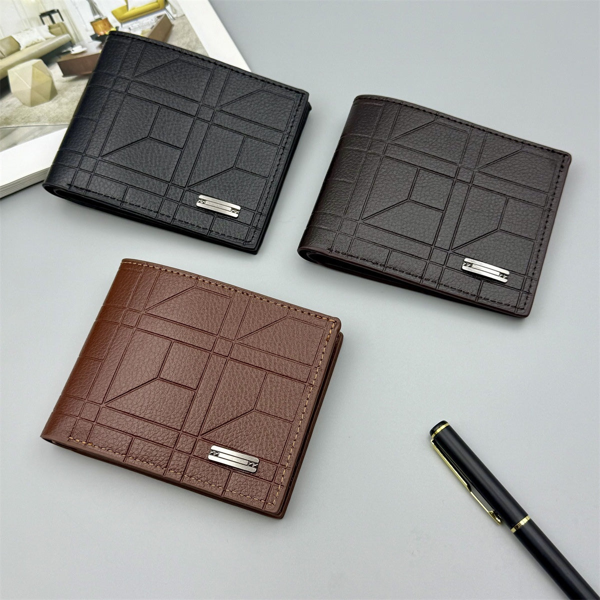 Faux Leather Smart Wallet (L12)