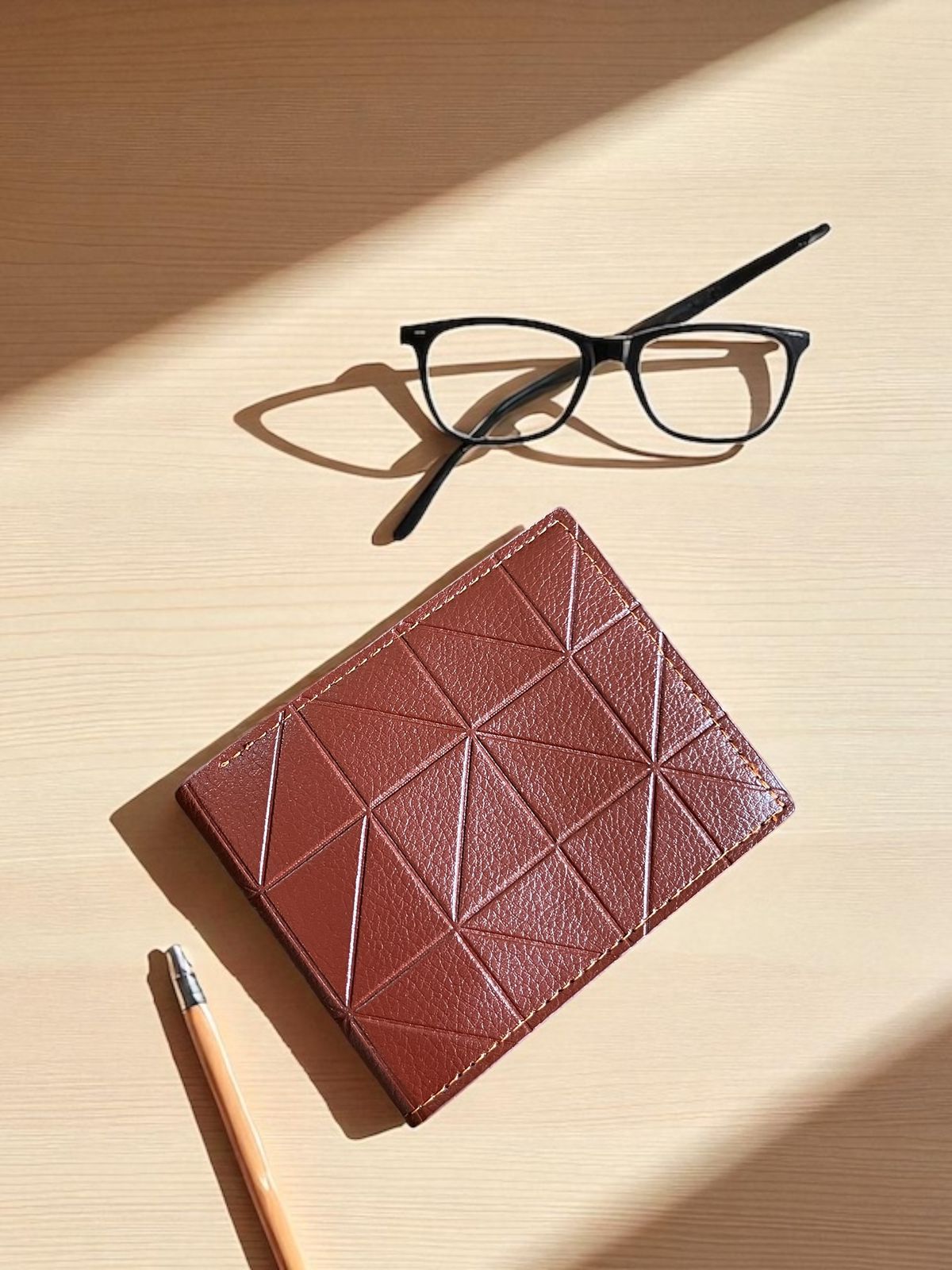 STYLE LOUNGE GeoEdge Leather wallet, Daily use (L115)